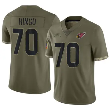 Youth Nike Arizona Cardinals Christian Ringo Olive 2022 Salute To Service Jersey - Limited