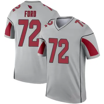 Youth Nike Arizona Cardinals Cody Ford Inverted Silver Jersey - Legend