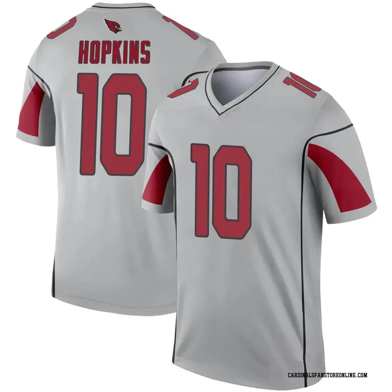 Youth Nike Arizona Cardinals DeAndre Hopkins Inverted Silver Jersey ...