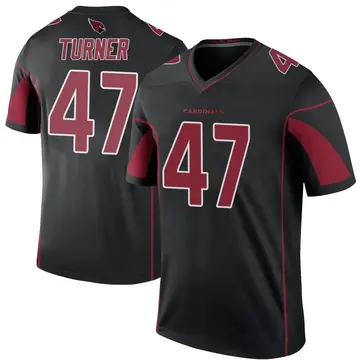 Youth Nike Arizona Cardinals Ezekiel Turner Black Color Rush Jersey - Legend