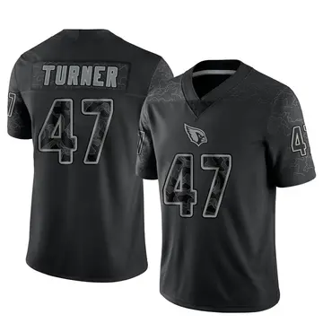 Youth Nike Arizona Cardinals Ezekiel Turner Black Reflective Jersey - Limited