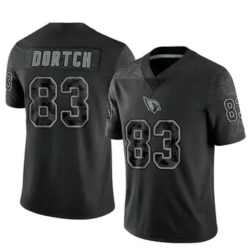 Youth Nike Arizona Cardinals Greg Dortch Black Reflective Jersey - Limited