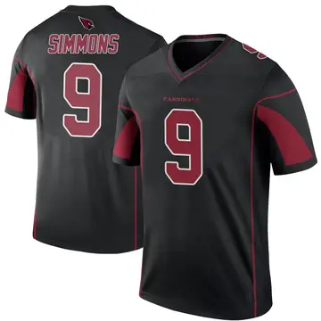 Youth Nike Arizona Cardinals Isaiah Simmons Black Color Rush Jersey - Legend