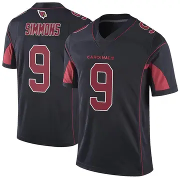 Youth Nike Arizona Cardinals Isaiah Simmons Black Color Rush Vapor Untouchable Jersey - Limited