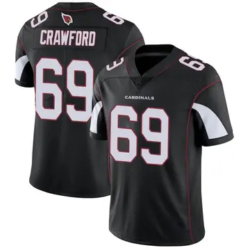 Youth Nike Arizona Cardinals Jack Crawford Black Vapor Untouchable Jersey - Limited