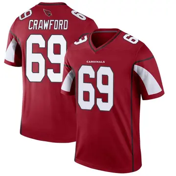 Youth Nike Arizona Cardinals Jack Crawford Cardinal Jersey - Legend