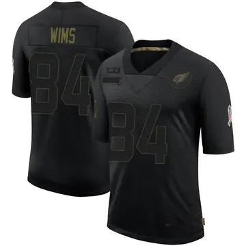 Youth Nike Arizona Cardinals Javon Wims Black 2020 Salute To Service Jersey - Limited