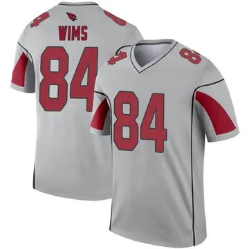 Youth Nike Arizona Cardinals Javon Wims Inverted Silver Jersey - Legend