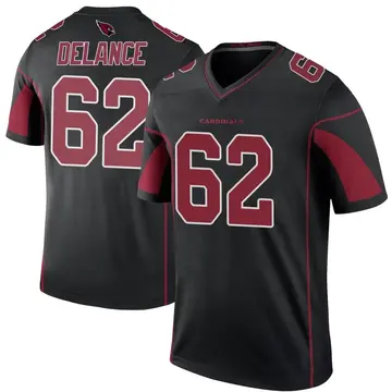 Youth Nike Arizona Cardinals Jean Delance Black Color Rush Jersey - Legend