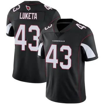 Youth Nike Arizona Cardinals Jesse Luketa Black Vapor Untouchable Jersey - Limited
