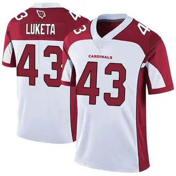 Youth Nike Arizona Cardinals Jesse Luketa White Vapor Untouchable Jersey - Limited