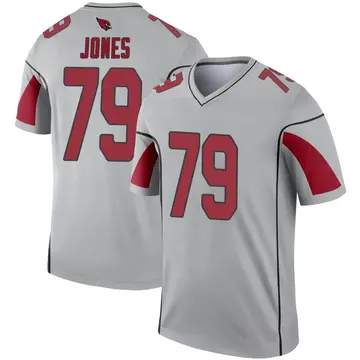 Youth Nike Arizona Cardinals Josh Jones Inverted Silver Jersey - Legend