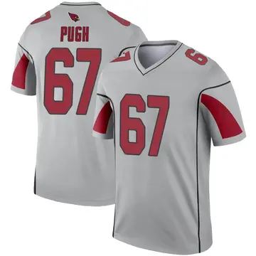 Youth Nike Arizona Cardinals Justin Pugh Inverted Silver Jersey - Legend