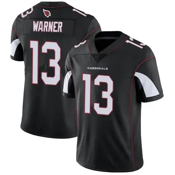 Youth Nike Arizona Cardinals Kurt Warner Black Vapor Untouchable Jersey - Limited