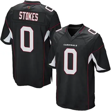 Youth Nike Arizona Cardinals LaRon Stokes Black Alternate Jersey - Game