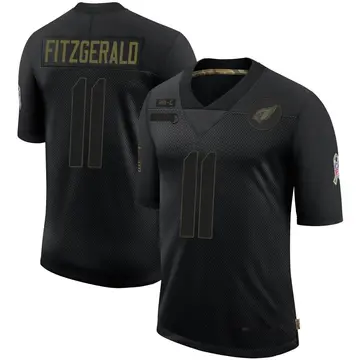 Youth Nike Arizona Cardinals Larry Fitzgerald Black 2020 Salute To Service Jersey - Limited