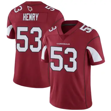 Youth Nike Arizona Cardinals Marcus Henry Cardinal Team Color Vapor Untouchable Jersey - Limited