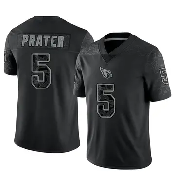 Youth Nike Arizona Cardinals Matt Prater Black Reflective Jersey - Limited