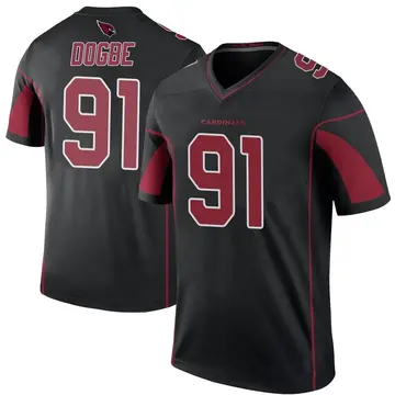 Youth Nike Arizona Cardinals Michael Dogbe Black Color Rush Jersey - Legend