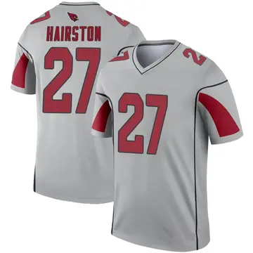 Youth Nike Arizona Cardinals Nate Hairston Inverted Silver Jersey - Legend