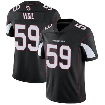 Youth Nike Arizona Cardinals Nick Vigil Black Vapor Untouchable Jersey - Limited