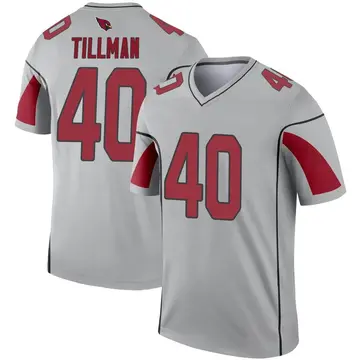 Youth Nike Arizona Cardinals Pat Tillman Inverted Silver Jersey - Legend