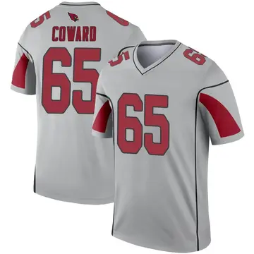 Youth Nike Arizona Cardinals Rashaad Coward Inverted Silver Jersey - Legend