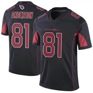 Youth Nike Arizona Cardinals Robbie Anderson Black Color Rush Vapor Untouchable Jersey - Limited