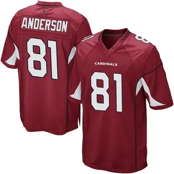 Youth Nike Arizona Cardinals Robbie Anderson Cardinal Team Color Jersey - Game