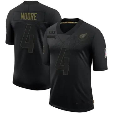 Youth Nike Arizona Cardinals Rondale Moore Black 2020 Salute To Service Jersey - Limited