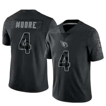 Youth Nike Arizona Cardinals Rondale Moore Black Reflective Jersey - Limited
