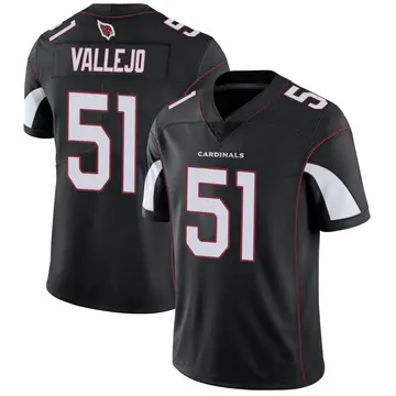 Youth Nike Arizona Cardinals Tanner Vallejo Black Vapor Untouchable Jersey - Limited