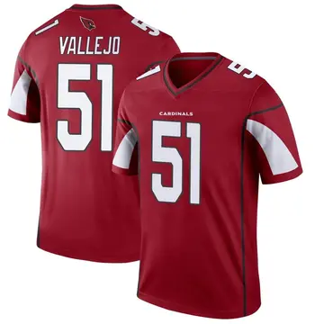 Youth Nike Arizona Cardinals Tanner Vallejo Cardinal Jersey - Legend