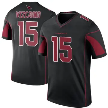 Youth Nike Arizona Cardinals Tristan Vizcaino Black Color Rush Jersey - Legend