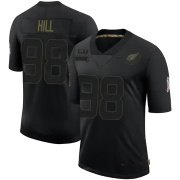 Youth Nike Arizona Cardinals Trysten Hill Black 2020 Salute To Service Jersey - Limited