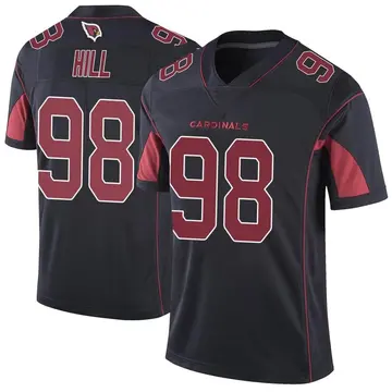 Youth Nike Arizona Cardinals Trysten Hill Black Color Rush Vapor Untouchable Jersey - Limited