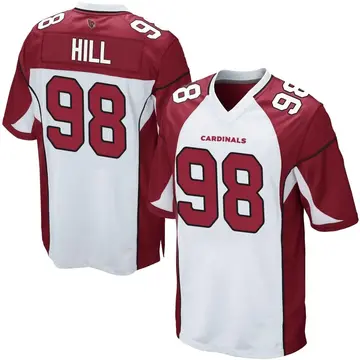 Youth Nike Arizona Cardinals Trysten Hill White Jersey - Game