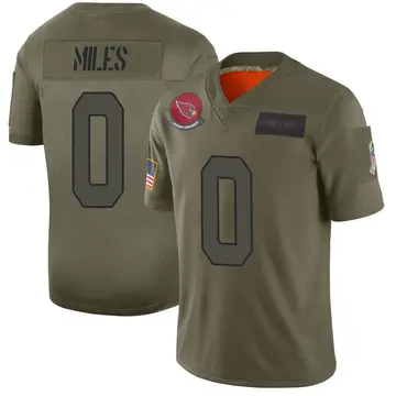 Youth Nike Arizona Cardinals Will Miles Camo 2019 Salute to Service Jersey - Limited