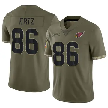 Youth Nike Arizona Cardinals Zach Ertz Olive 2022 Salute To Service Jersey - Limited