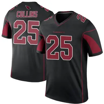 Youth Nike Arizona Cardinals Zaven Collins Black Color Rush Jersey - Legend